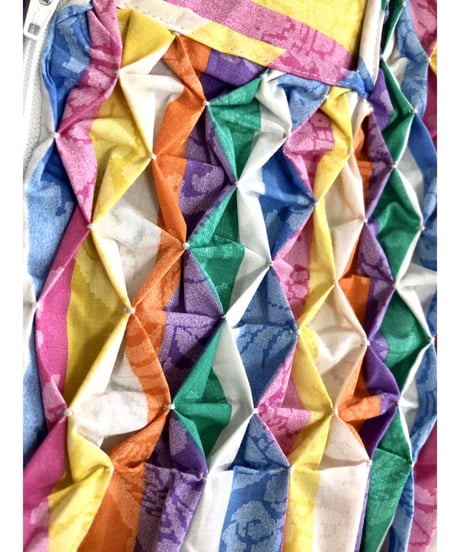 rainbow stripe dress