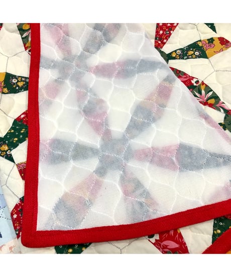 patchwork print quilting wrap skirt