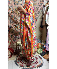 60's oriental print dress