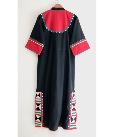 patchwork ethnic dress