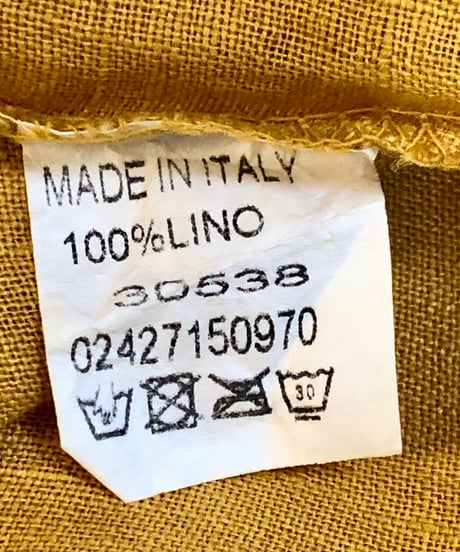 made in italy linen salopette pants