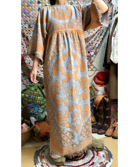 70s pile dress