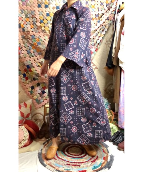 bandanna print dress
