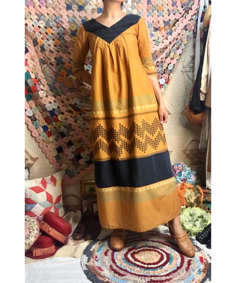 folklore print one-piece