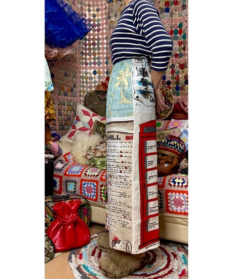 tea towel super wide leg pants A