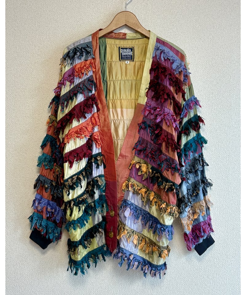 paula sweet silk fringe jacket | Quilt