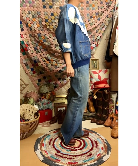 denim and quilt tops