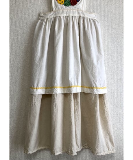 70's upcycle apron dress