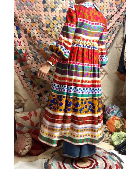 flower striped dress