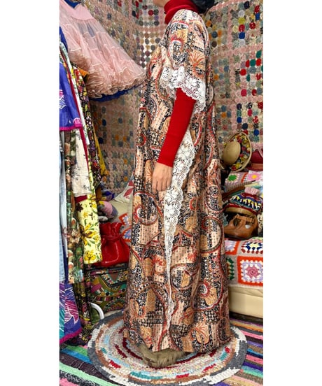 paisley maxi dress