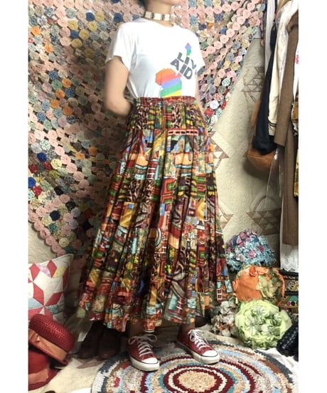 PHOOL indian cotton skirt