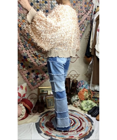 70-80's dolman sleeve ribbon tops