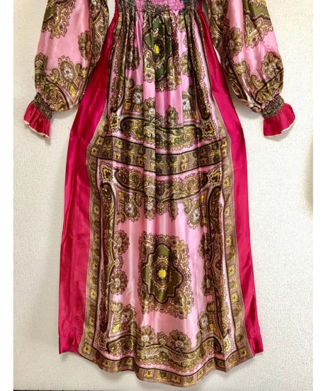 paisley scarf dress