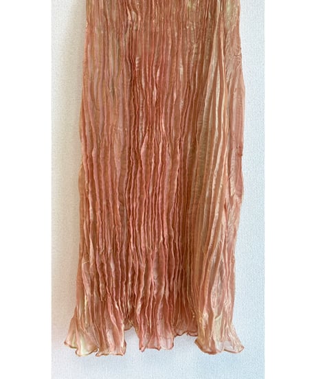 wrinkle maxi skirt