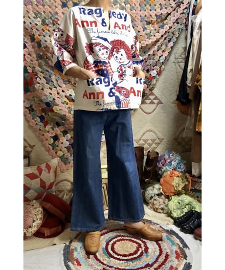 Raggedy Ann & Andy feed  sack style tops