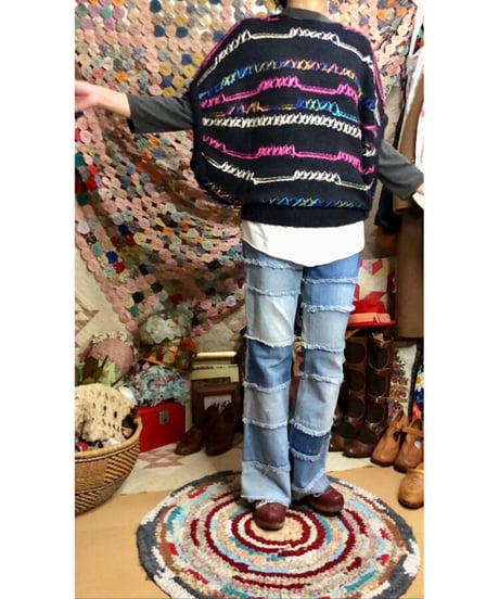 round knit vest