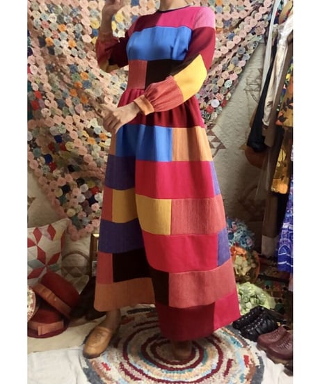 60's patchwork dress