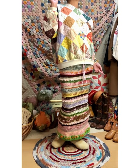 70-80s patchwork jacket