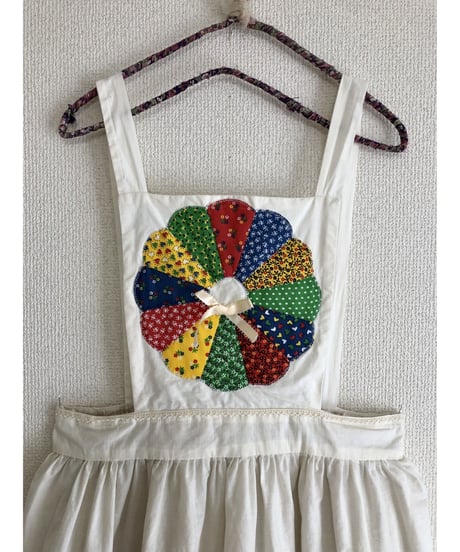 70's upcycle apron dress
