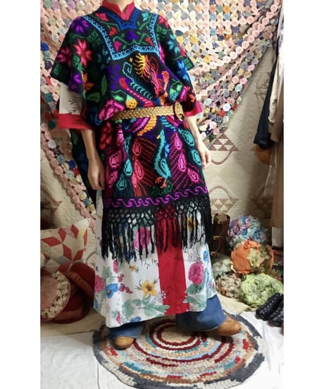 mexican peacock poncho