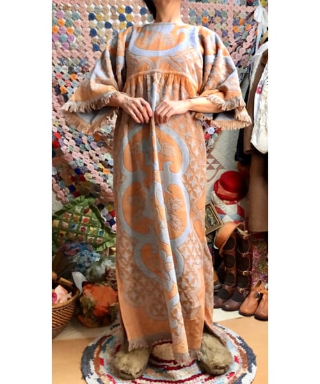 70s pile dress