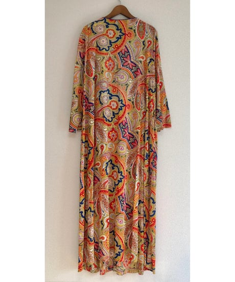 70s paisley dress
