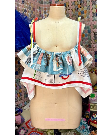 tea towel frill tops