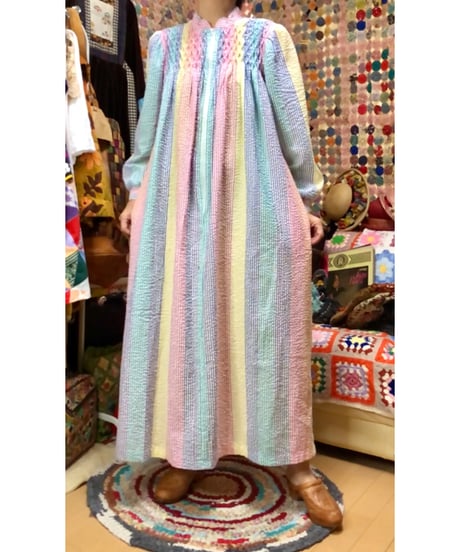 pinstripe easy dress