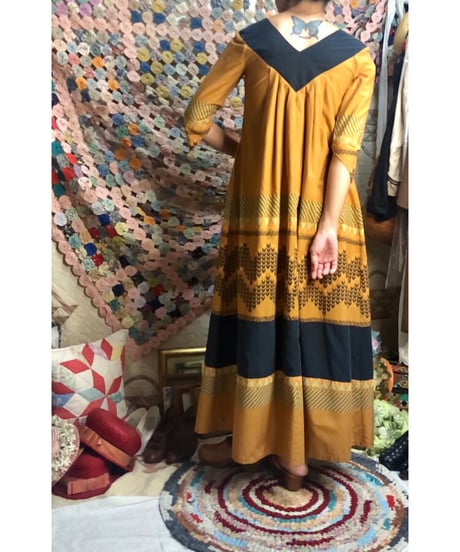 folklore print one-piece