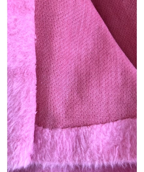 70s fleece fur coat