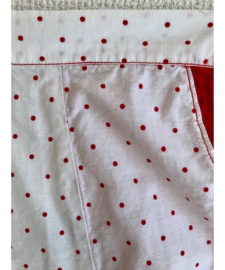 50s tulip motif half apron