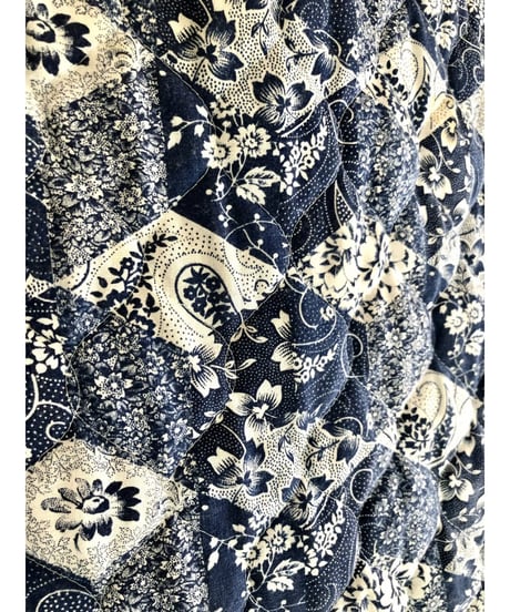 70s patchwork print robe