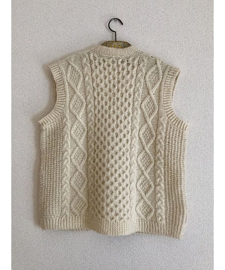 cable knit vest