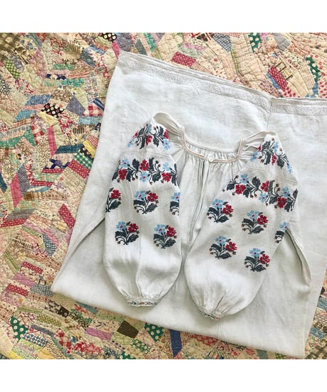 vintage ukrainian embroidered one-piece