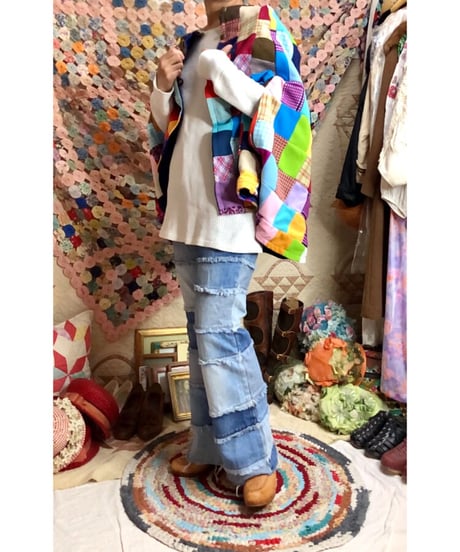 patchwork poncho