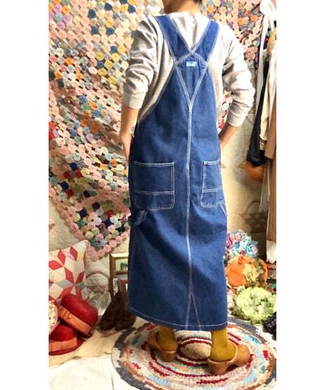 denim salopette