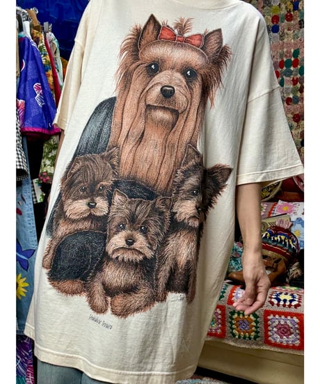 dogs over size tee