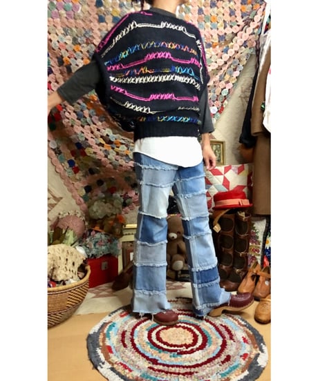 round knit vest