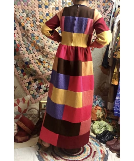 60's patchwork dress