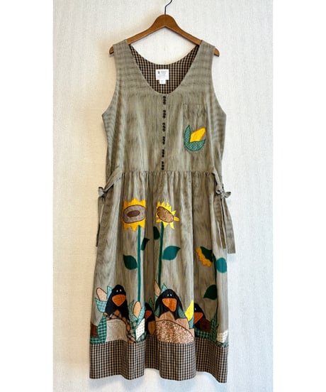 90s flower patch dress