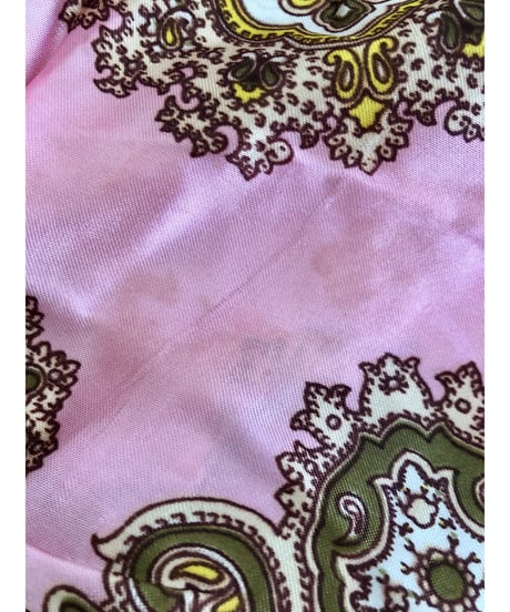 paisley scarf dress