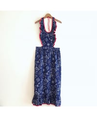 70s bandana print apron