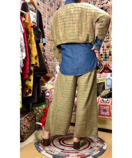 90s cotton knit set up