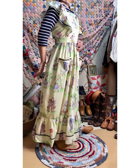 holly hobbie apron dress