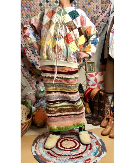 70-80s patchwork jacket