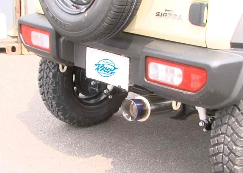 BUZ SOUND MUFFLER（バズサウンドマフラー）砲弾片側出しチタンテール