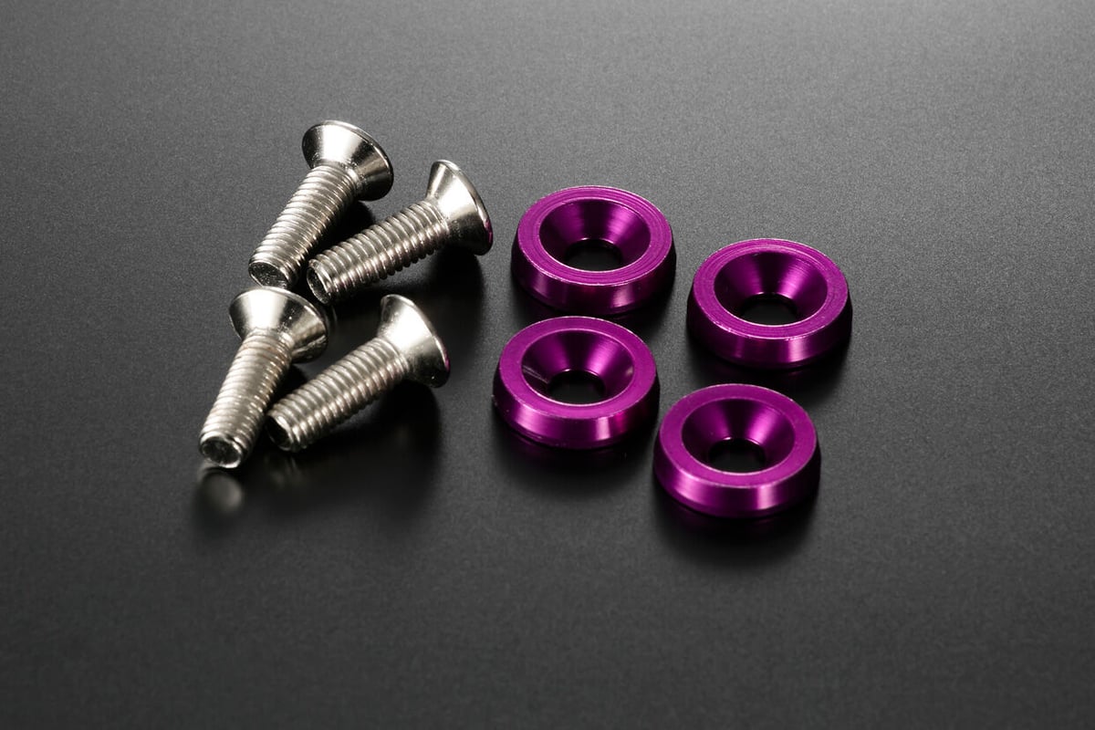 アルミナンバーボルト（4個入り） 送料込み | MUU-STYLE STORE