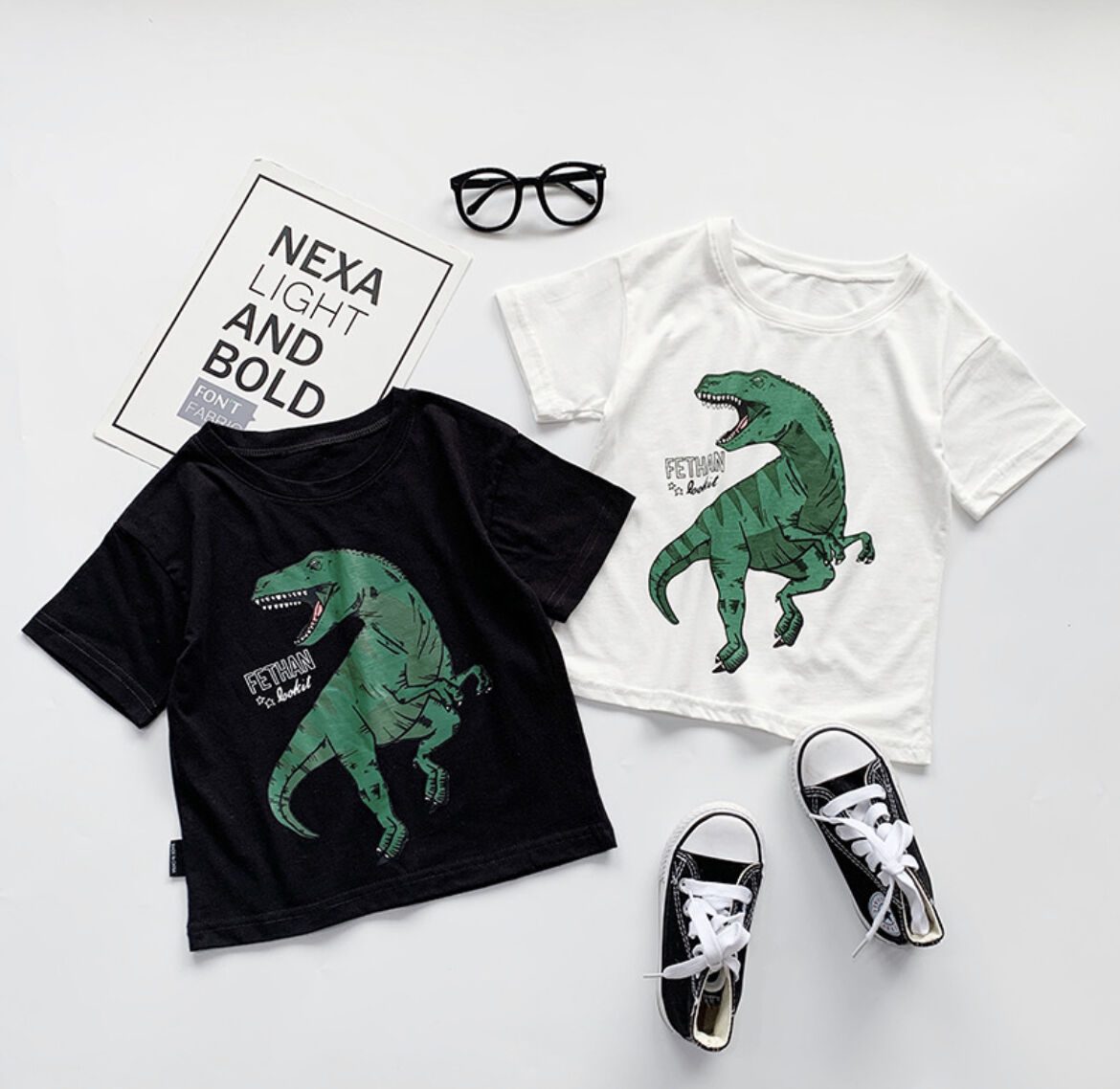 ようこBoden恐竜Tシャツ&tea collectionパンツ4本セット fit=scale-down,w=1200