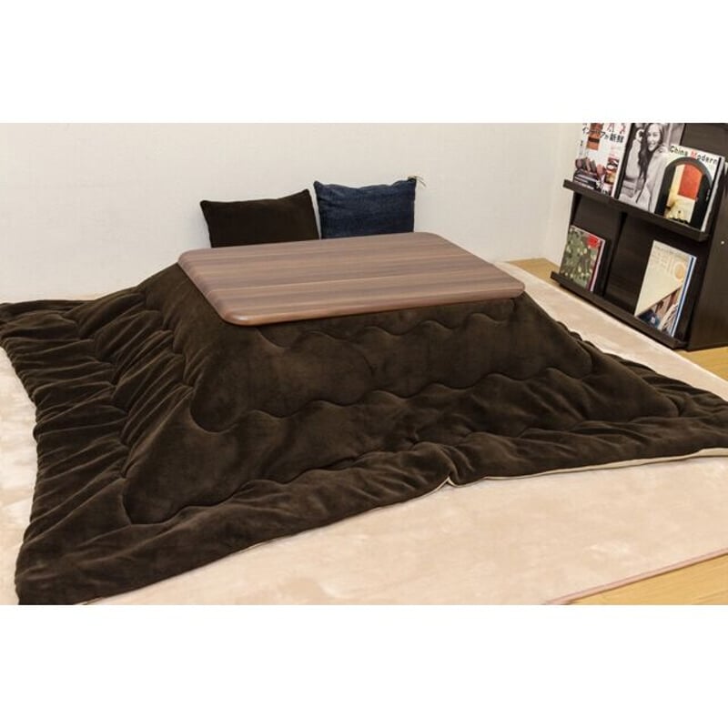 サカベ 家具調折脚フラットヒーターコタツ 長方形 90x60 WAL/WH サカベ 家具調折脚フラットヒーターコタツ 長方形 90x60 WAL/WH