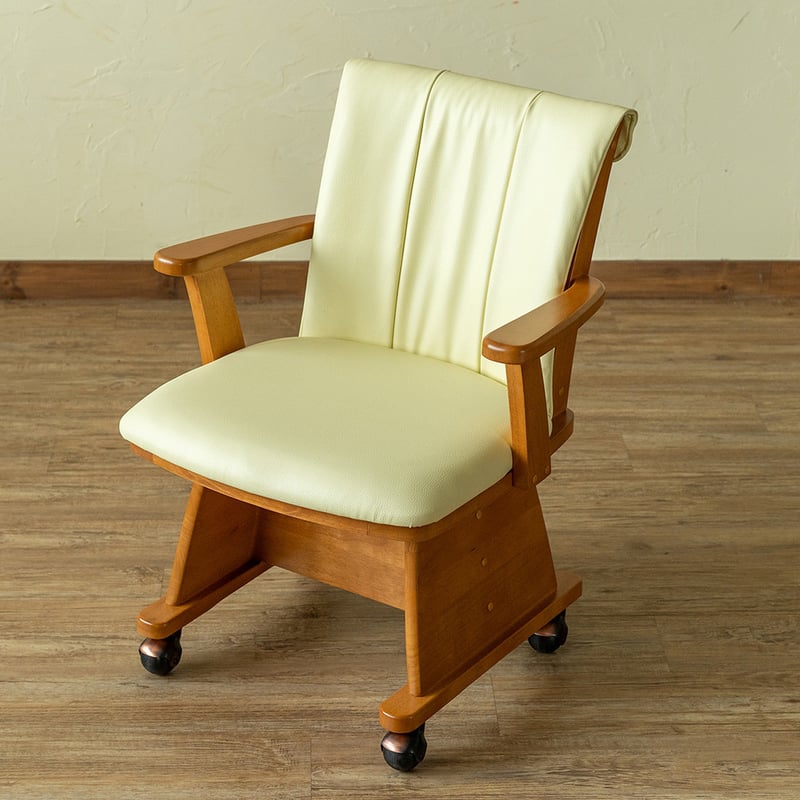 キャスター付　回転式チェア　DBR/NA 定価4万2千円相当 キャスター付回転式チェアDBR/NA 定価4万2千円相当